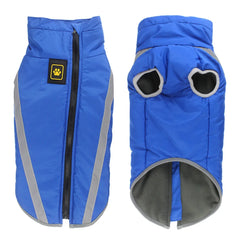 Roupinha de Inverno com Estampa Lisa para Cachorros Grandes