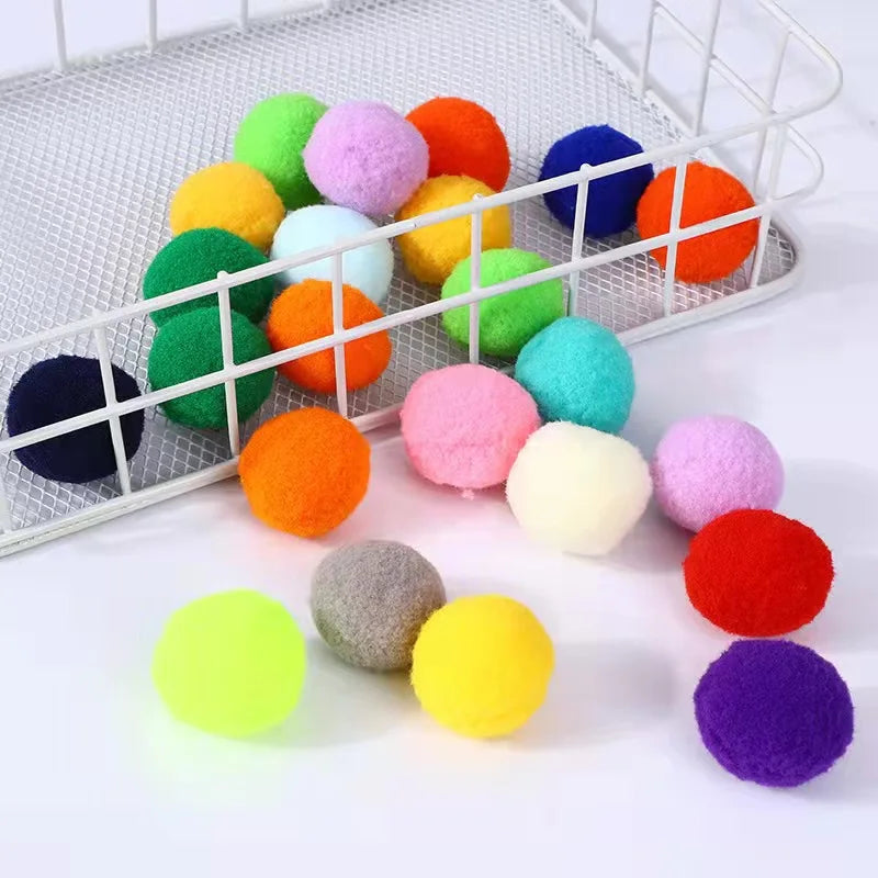 Bolas de Pelúcia para Gatos 50 Unidades B - Brinquedo - 02