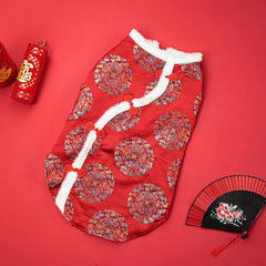 Roupa Pet Luxo Oriental com Forro Quentinho