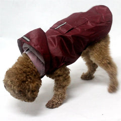 Macacão de Chuva Pet Full Body com Costuras Seladas e Capuz Ajustável