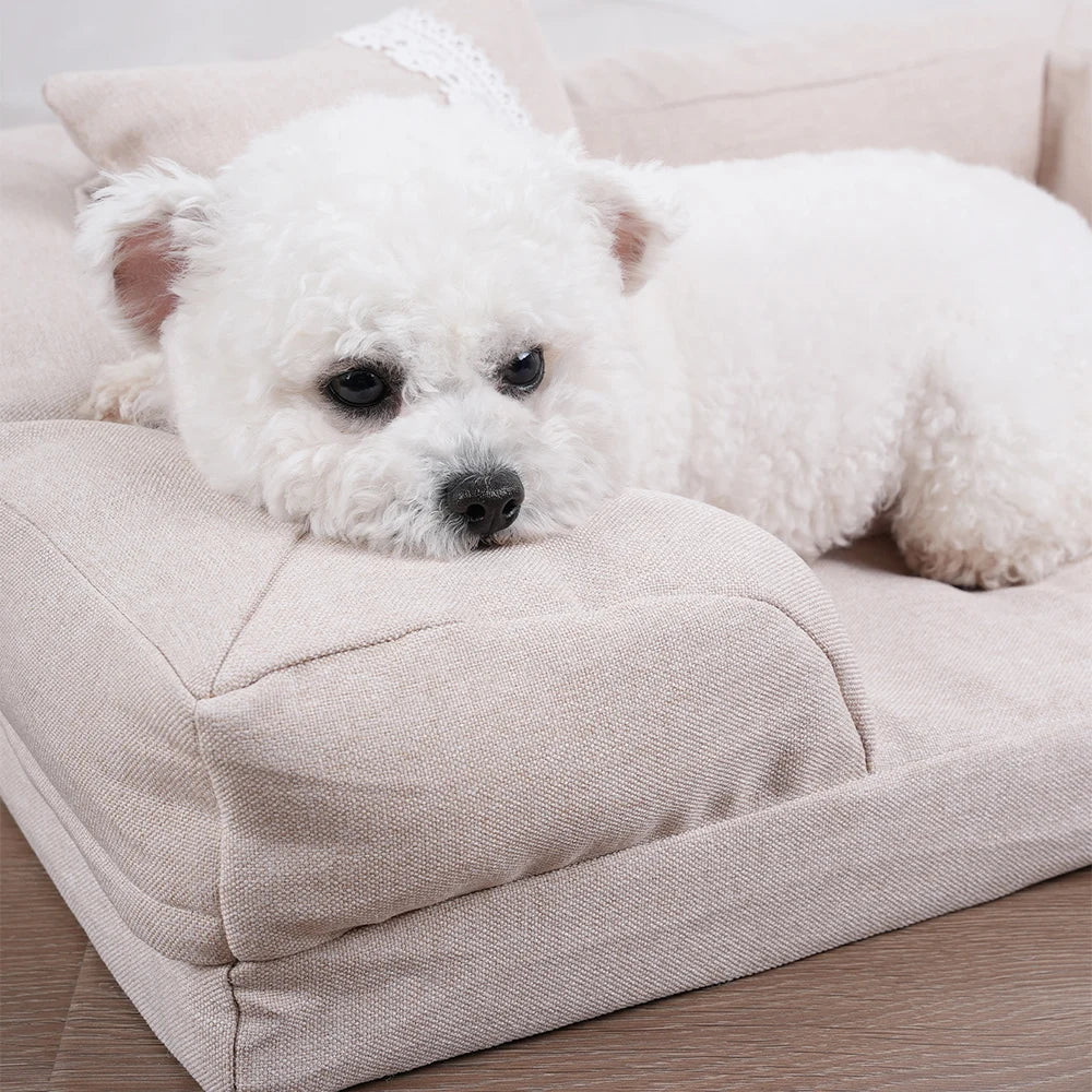 Sofa Para Cachorro - Liberty Branco / M 60x45cm C - CAMA - 54