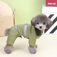 Roupa de Inverno  para Cães com Forro Aconchegante