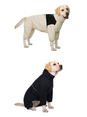 Macacão de Chuva para Cães Full Body com Faixas Refletivas
