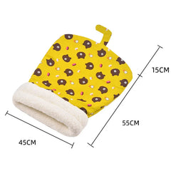 Cama Para Gato Estilo Saco De Dormir Com Forro Felpudo