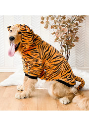 Roupa Estampada com Fantasia Animal para Cachorros Grandes