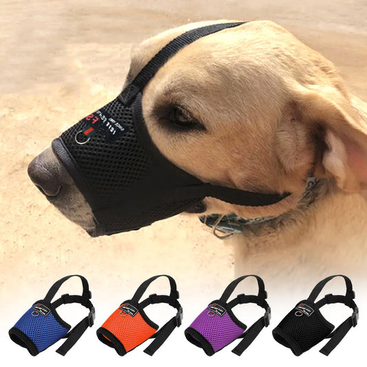 Focinheira Para Cachorro de Malha Respirável C - FOCINHEIRA - 01