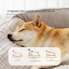 Caminha com Encosto e Zíper Lavável Ideal para Cães de Médio Porte