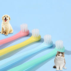 Escova Dental Longa para Animais