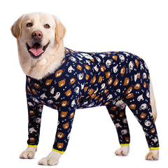 Pijama Estampado de Frio para Cachorro Grande com Conforto Total