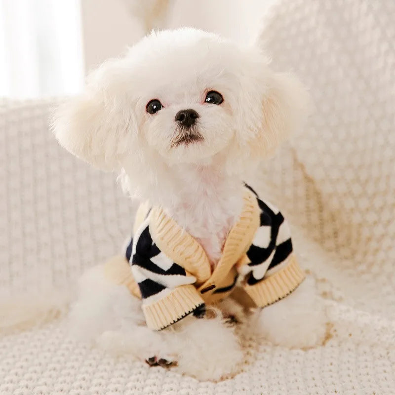 Suéter de Inverno para Cães Pequenos - Winter Chic R - ROUPA - 109