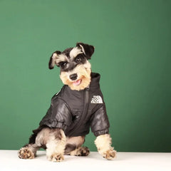 Casaco Puffer para Cães com Gola Alta e Tecido Impermeável