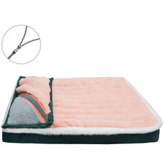 Cama Pet com Espuma Reforçada Dobrável e Lavável