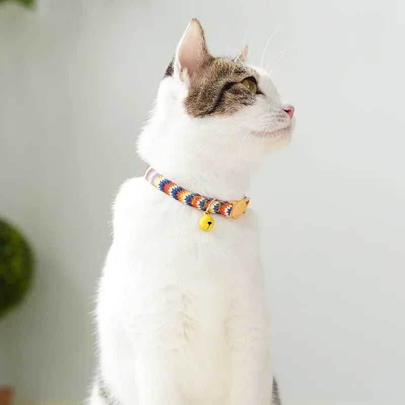 Coleira Ajustável com Sino para Gato Luna A - Coleira gato - 02