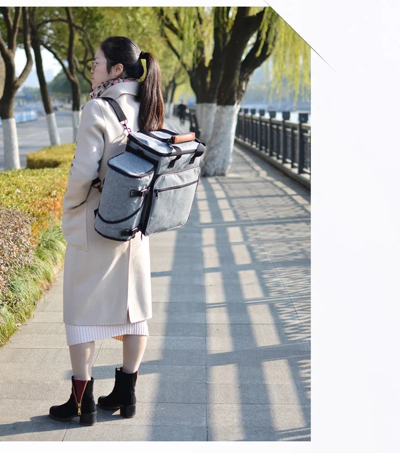 Bolsa de Viagem Completa PetPack LN001 Cinza Kit Viagem - 02