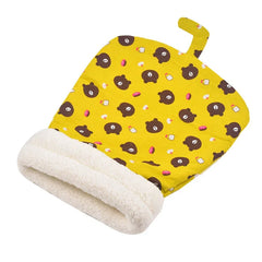 Cama Para Gato Estilo Saco De Dormir Com Forro Felpudo
