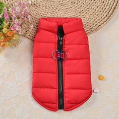 Colete Puffer Pet com Fivela Frontal e Zíper Antivento Wn Dog Ves