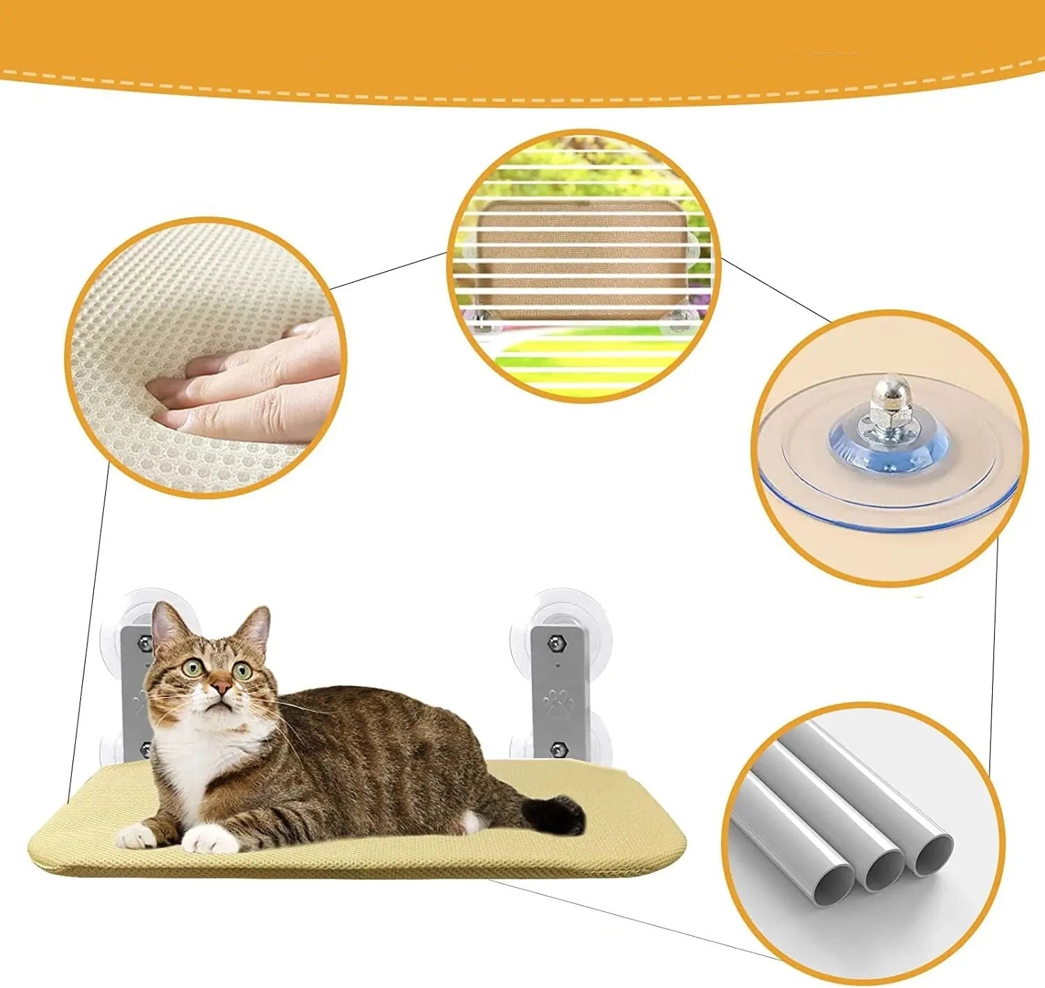 Cama Suspensa Para Gatos - Atlas