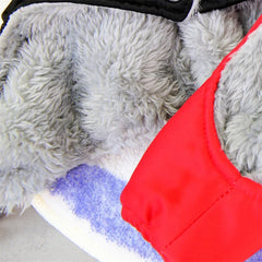 Macacão Puffer Térmico com Punhos Elásticos para Cães e Gatos