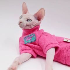 Blusa Pet Para Gatos Com Estilo Básico E Cores Vibrantes
