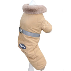 Roupa de Inverno  para Cães com Forro Aconchegante