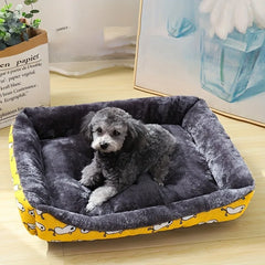 Cama Luxo Pet Estampada Pelúcia Interna Pet