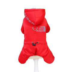 Macacão Puffer Térmico com Punhos Elásticos para Cães e Gatos