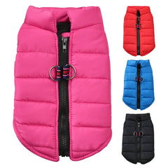 Colete Puffer Pet com Fivela Frontal e Zíper Antivento Wn Dog Ves