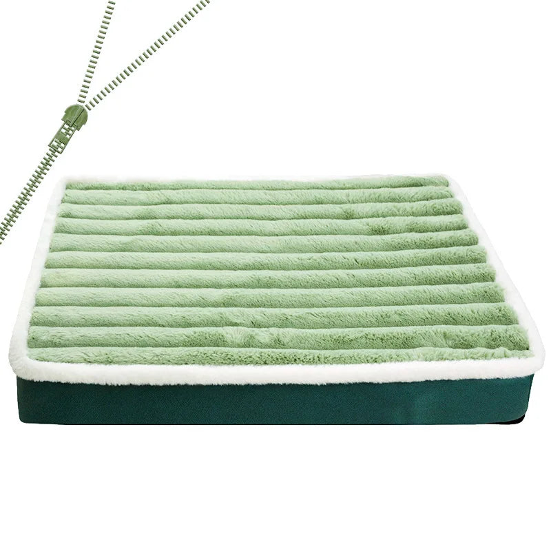 Cama Pet com Espuma Reforçada Dobrável e Lavável