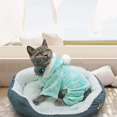 Macacão Soft Pet para Cães e Gatos Estampa Estrelas com Forro Peluciado