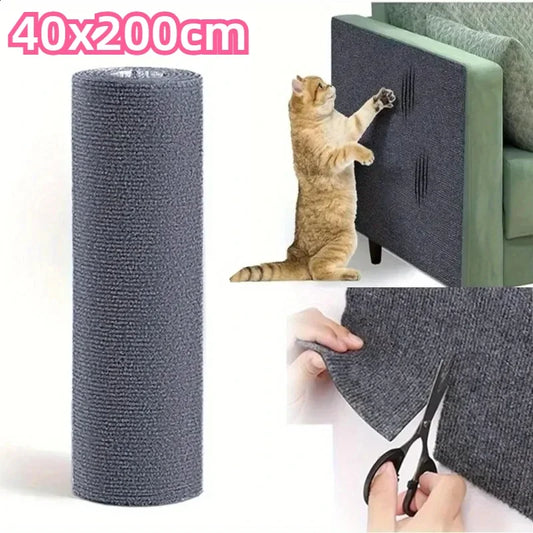 Protetor de Sofá para Gatos Adesivo Antirriscos Cortável e Discreto