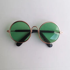 Óculos de Sol Pet Lentes Espelhadas com Proteção UV para Cães e Gatos