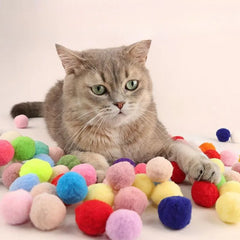 Lançador de Bolas para Gatos Luna LN583 20 Bolas + Disparador lancador P6