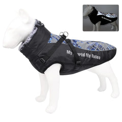 Casaco Pet com Forro Quente e Impermeável – Ideal para Raças Grandes
