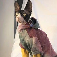 Blusa Pet MultiCorida Com Capuz E Estampa Estilizada