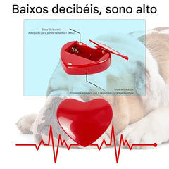 Brinquedo Interativo para Cachorros com Pulso Cardíaco Calmante