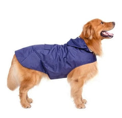 Macacão de Chuva Pet Full Body com Costuras Seladas e Capuz Ajustável