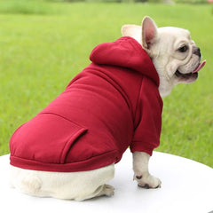 Moletom com Capuz Espessado para Cães Pequenos — Estilo Casual