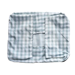 Cama Pet Xadrez com Encosto Confortável e Almofada Interna