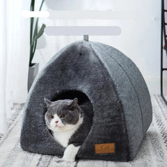 Cama 2 em 1 para Gatos – Ninho e Colchão Reversív