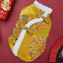 Roupa Pet Luxo Oriental com Forro Quentinho