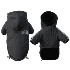 Roupa Dupla Flace para Cães com Proteção Contra Vento e Chuva