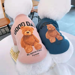 Camiseta Para Cachorro Com Estampa De Urso