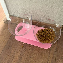 Tigela Dupla Antiderrapante para Gatos e Cães C - BEBE E COME - 07