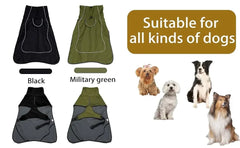 Roupa para Cachorro com Proteção Contra Chuva, Vento e Neve