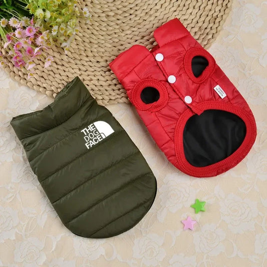 Colete Puffer The Dog Face para Cães com Forro Térmico