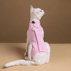 Roupa Pós-Cirúrgica para Gatos Colorida Confortável e Respirável