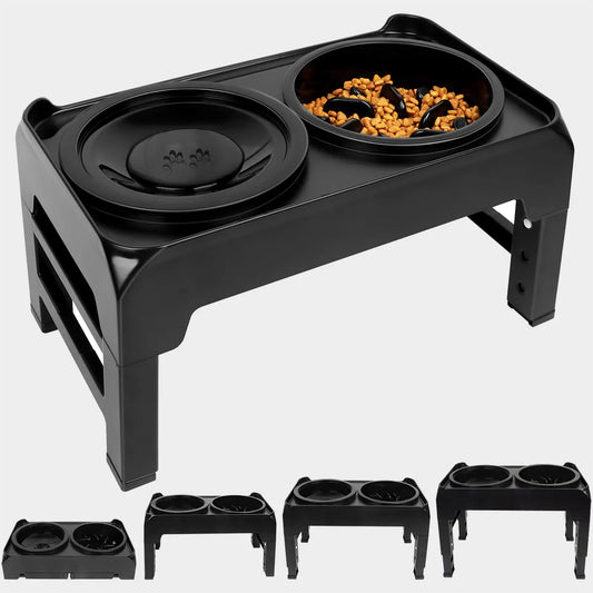 Alimentador Elevado 2 em 1 Luna LN880 PRETO C - BEBE E COME - 15