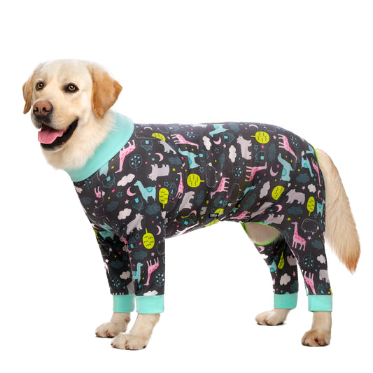 Pijama Estampado de Frio para Cachorro Grande com Conforto Total