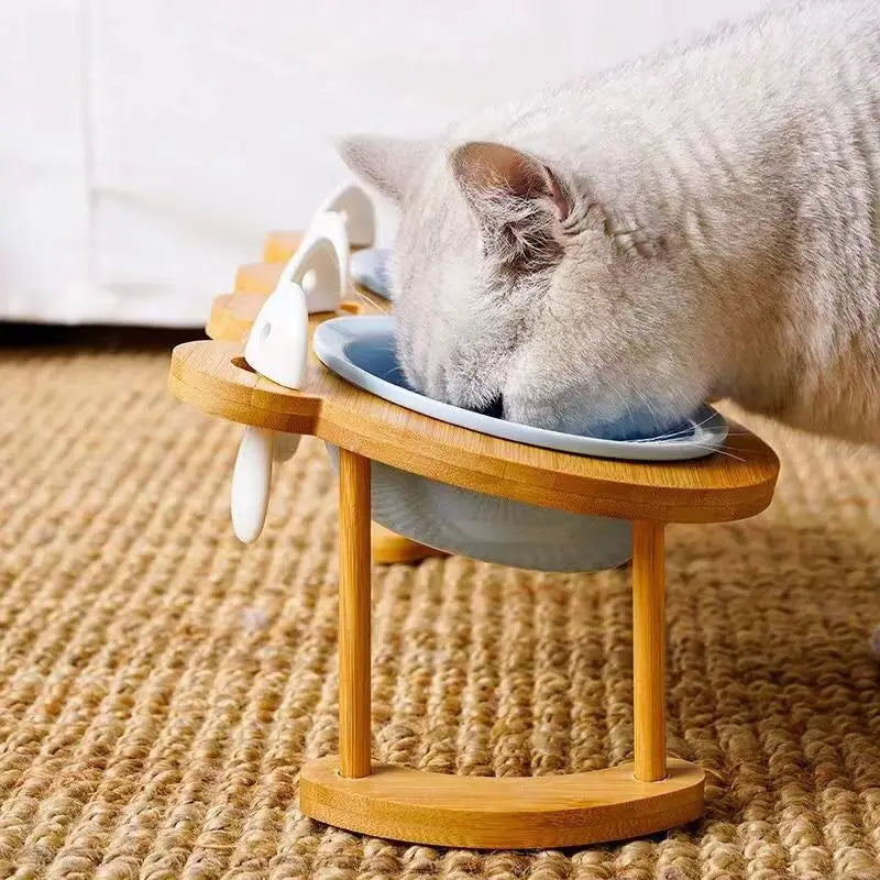 Tigela de Cerâmica Para Gatos e Cães - Blitz A - TIGELA - 01