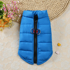 Colete Puffer Pet com Fivela Frontal e Zíper Antivento Wn Dog Ves